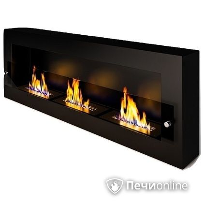 Биокамин ЭкоЛайф Fire Line Glass black burgundy в Волгограде